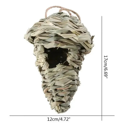 Decorbites rustic handwoven natural grass bird cage outdoor garden decor on Tampa Home & Garden Store