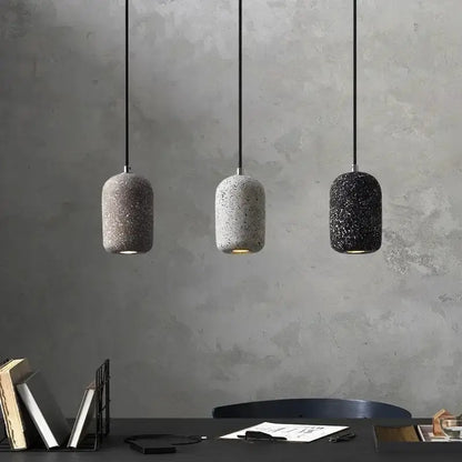 Industrial Cement Pendant Lamp for Kitchen
