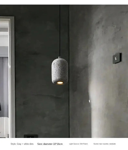 Industrial Cement Pendant Lamp for Kitchen