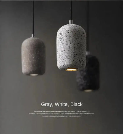 Industrial Cement Pendant Lamp for Kitchen