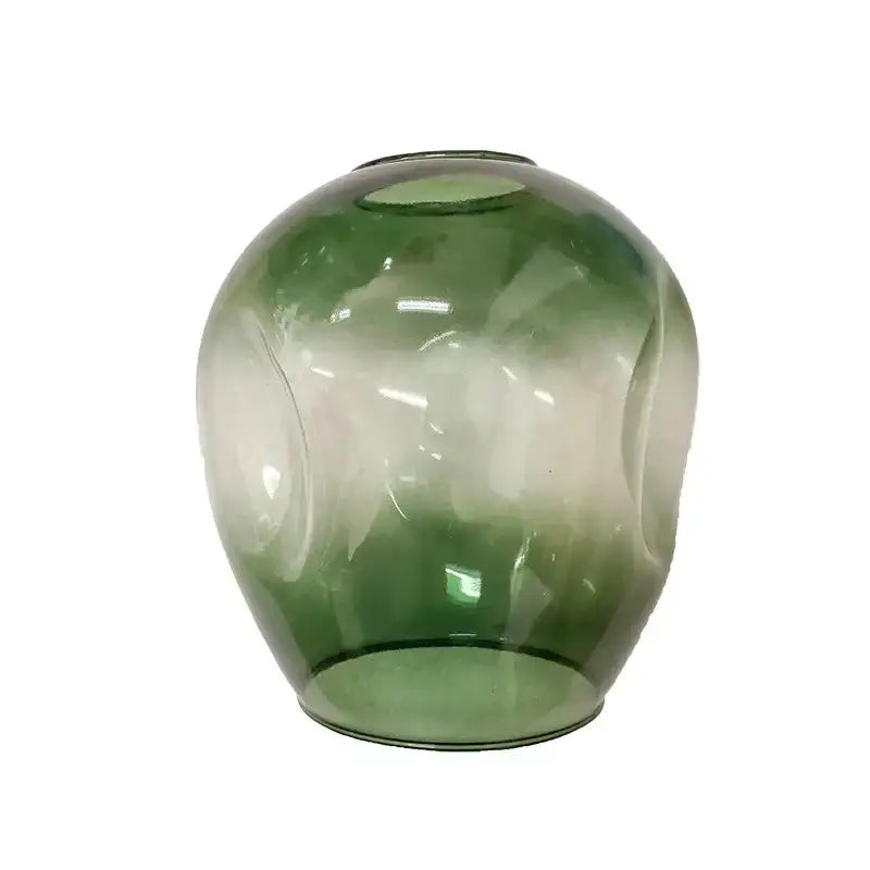 Chandelier glass shade Decorbites, gradient green-to-gray bulbous pendant for dining rooms on Tampa Home & Garden Store