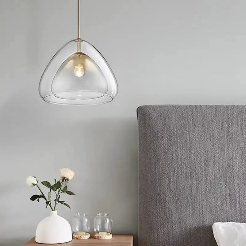 Champagne Glass Cone Pendant Light for Dining