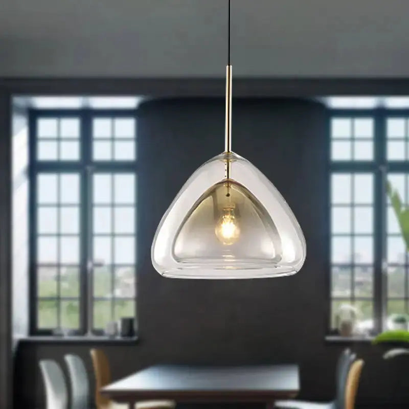 Champagne Glass Cone Pendant Light for Dining