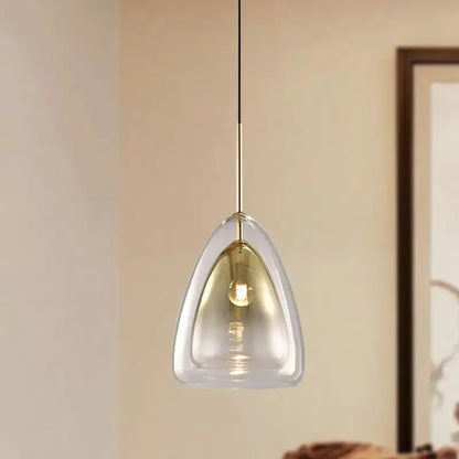 Champagne Glass Cone Pendant Light for Dining