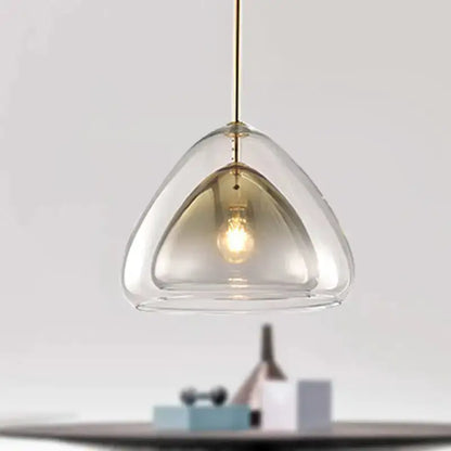 Champagne Glass Cone Pendant Light for Dining