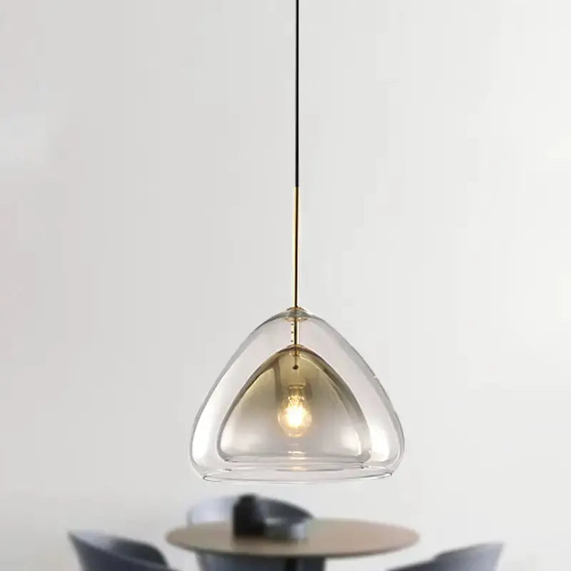 Champagne Glass Cone Pendant Light for Dining