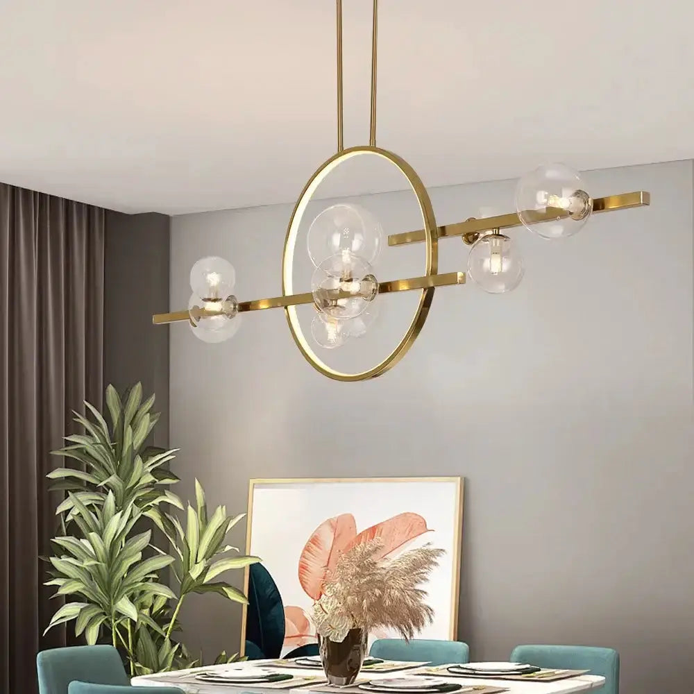 Chandelier Decorbites modern gold Nordic glass bubble LED dining light on Tampa Home & Garden Store