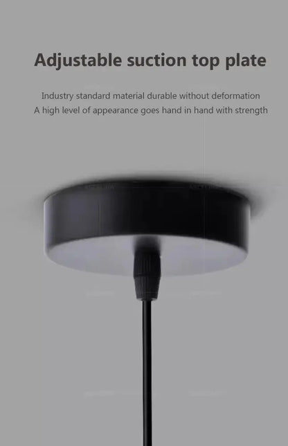 Decorbites Modern glossy black Nordic glass LED pendant light for dining room on Tampa Home & Garden Store