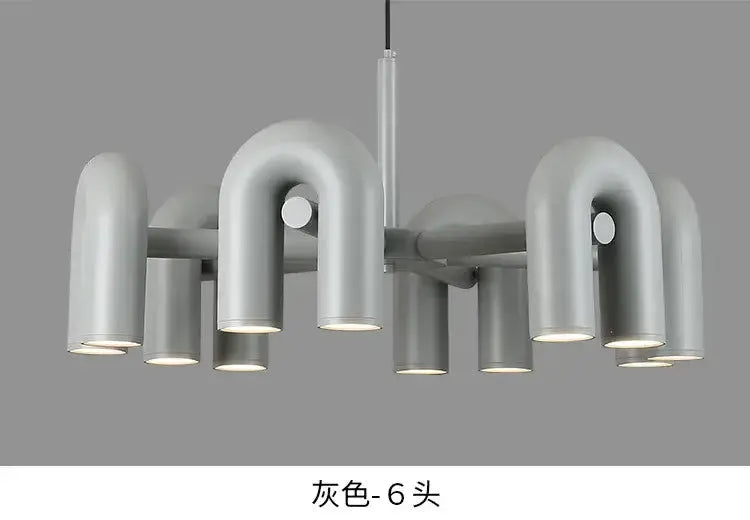 Chandelier Modern gray 4-light LED ceiling pendant by Decorbites on Tampa Home & Garden Store