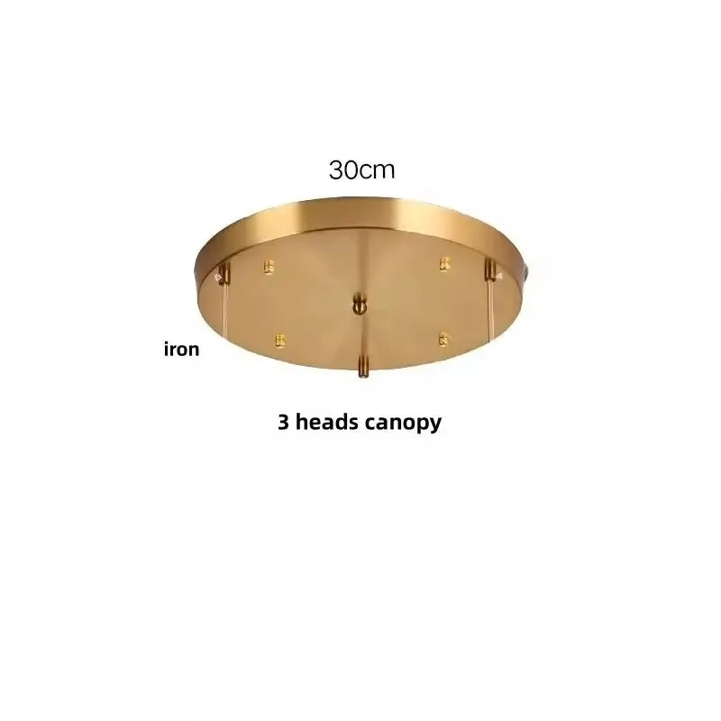 Floral Green Glass LED Pendant Light Kitchen