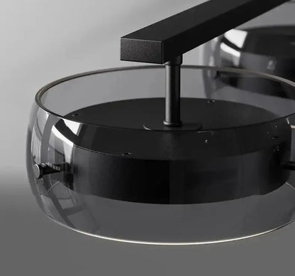 Modern Five Glass Shades Pendant Lamp For Dining