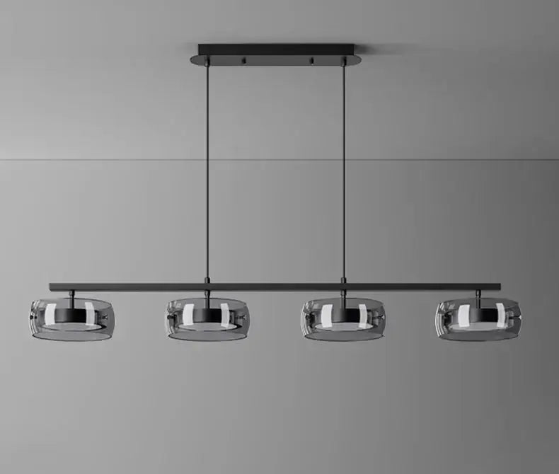 Modern Five Glass Shades Pendant Lamp For Dining