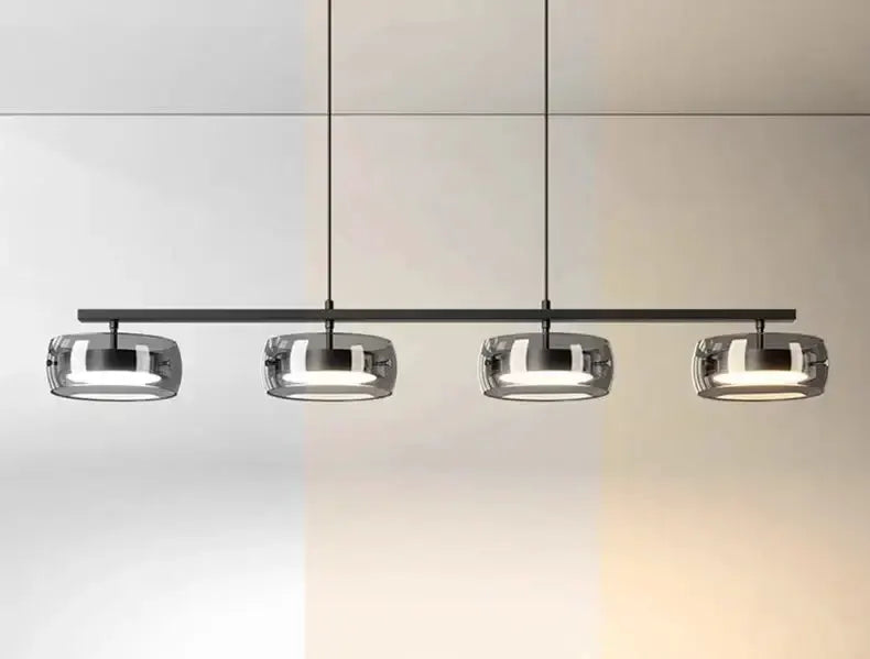 Modern Five Glass Shades Pendant Lamp For Dining