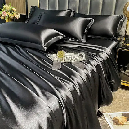 Mint Green Satin Bedding