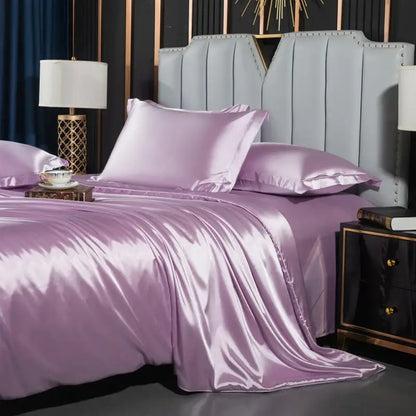Mint Green Satin Bedding