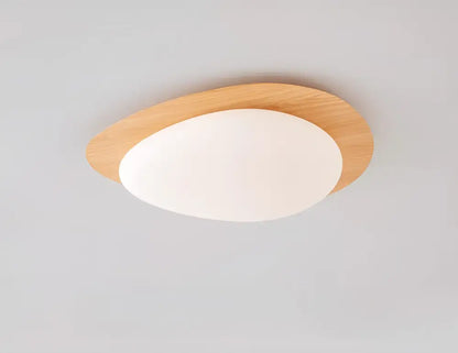 Walnut Oval Acrylic Ceiling Light Decorbites on Tampa Home & Garden Store