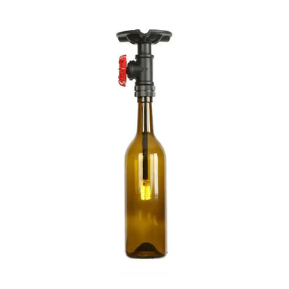 Rustic Bottle Glass Semi Flush Kitchen Lamp