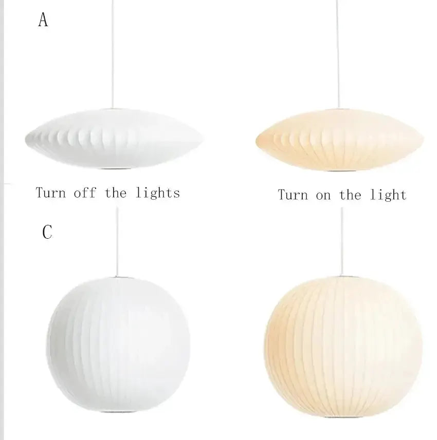 Modern White Led Pendant Lamp for Dining Room