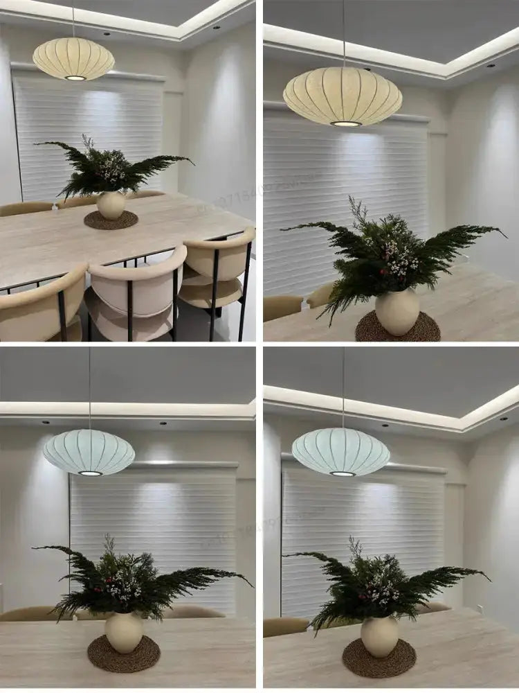 Modern White Led Pendant Lamp for Dining Room