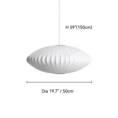 Modern White Led Pendant Lamp for Dining Room