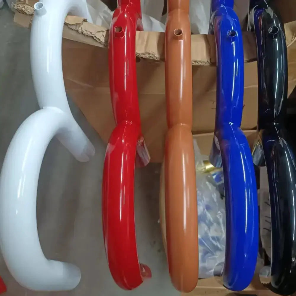 Chandelier by Decorbites: modern U-shaped arms in white red tan blue and black set of 6 on Tampa Home & Garden Store