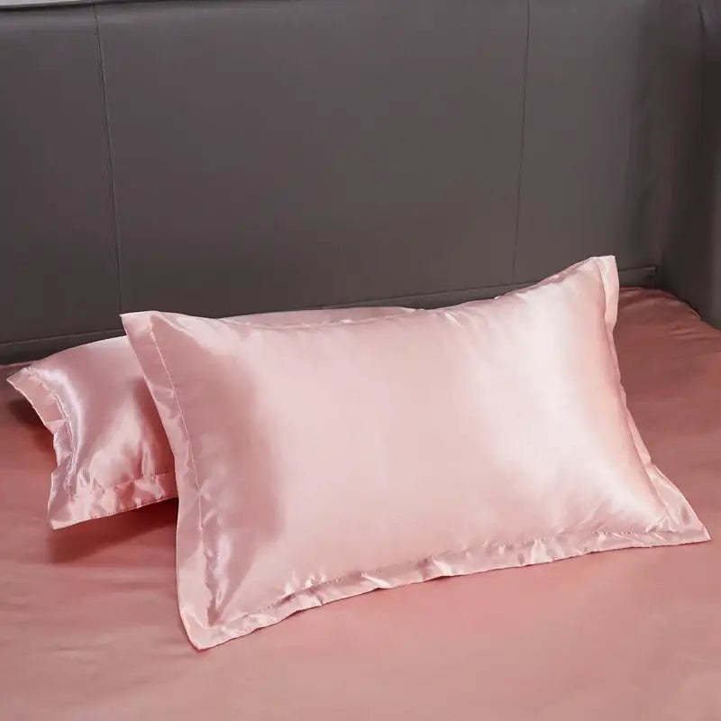 Premium Silver and Gold Satin Duvet Cover