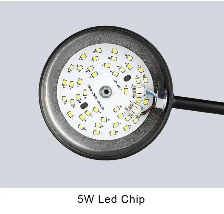 Chandelier Decorbites circular black metal LED module with 5W LED chip array for living room on Tampa Home & Garden Store