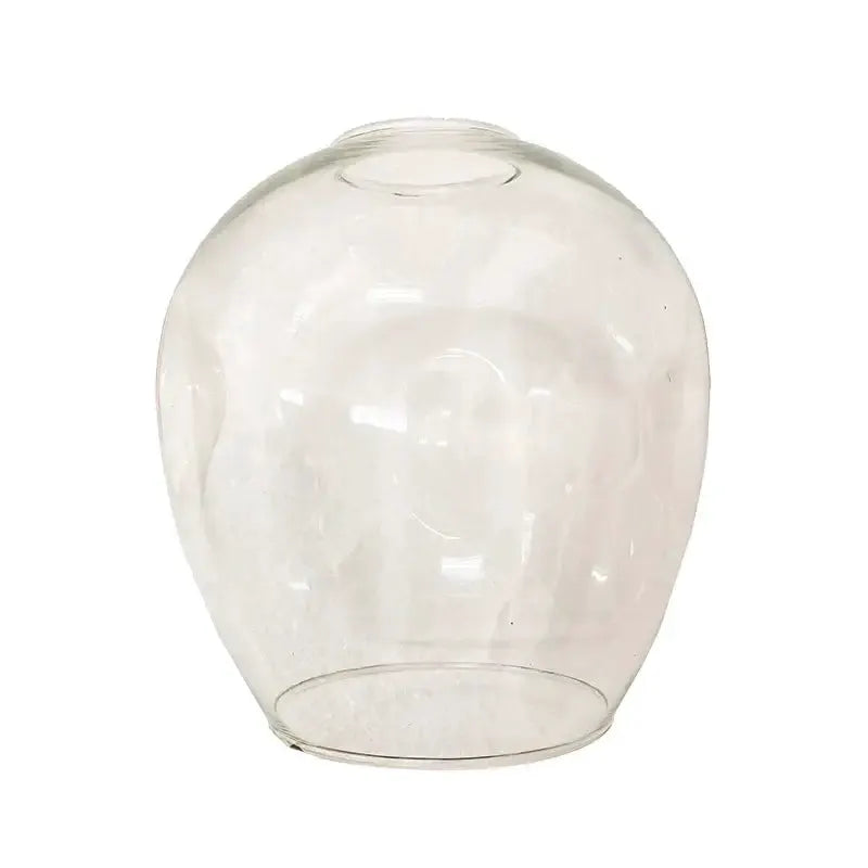 Chandelier glass shade round vase shape in clear amber glass Decorbites on Tampa Home & Garden Store