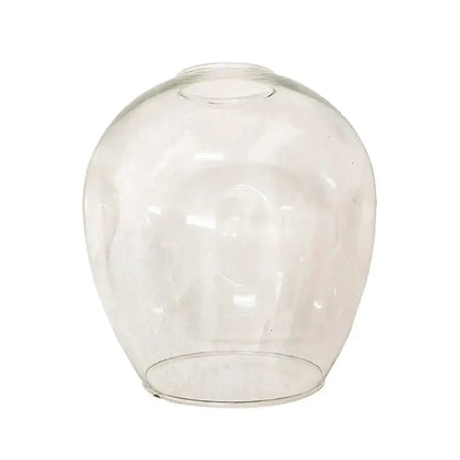 Chandelier glass shade round vase shape in clear amber glass Decorbites on Tampa Home & Garden Store