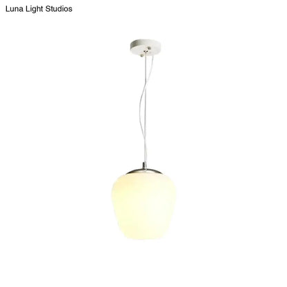 Chrome Opal Glass Pendant Light Kitchen Island