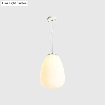 Chrome Opal Glass Pendant Light Kitchen Island