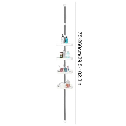Telescopic Shower Rack Organizer - Rust-Proof Stainless Steel