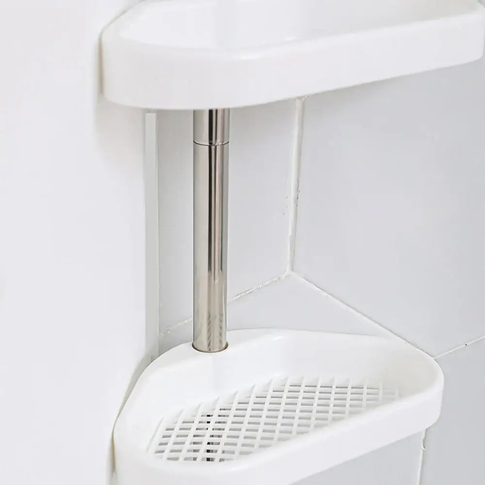 Telescopic Shower Rack Organizer - Rust-Proof Stainless Steel