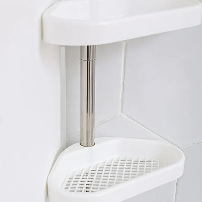 Telescopic Shower Rack Organizer - Rust-Proof Stainless Steel