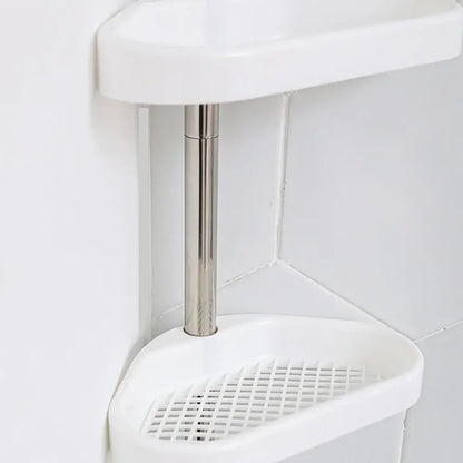 Telescopic Shower Rack Organizer - Rust-Proof Stainless Steel