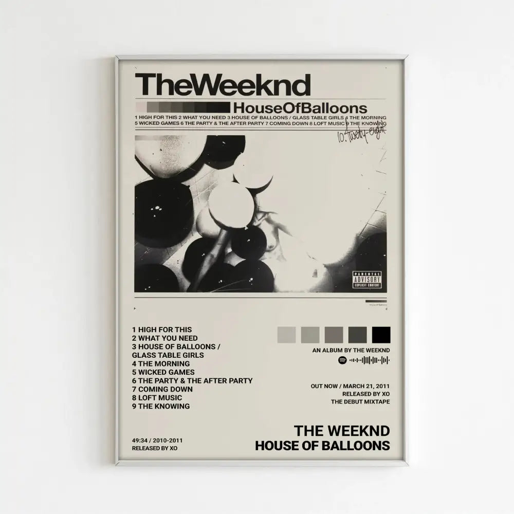 The Weeknd Music Album Posters for Home Decor