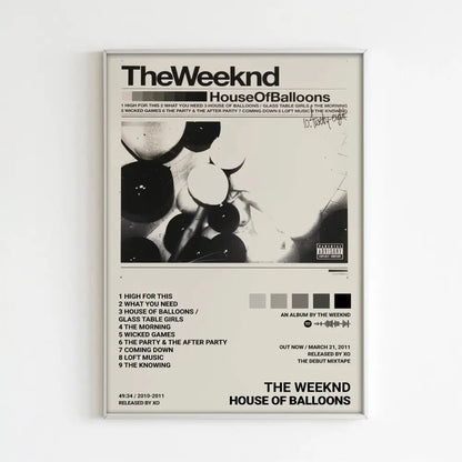 The Weeknd Music Album Posters for Home Decor