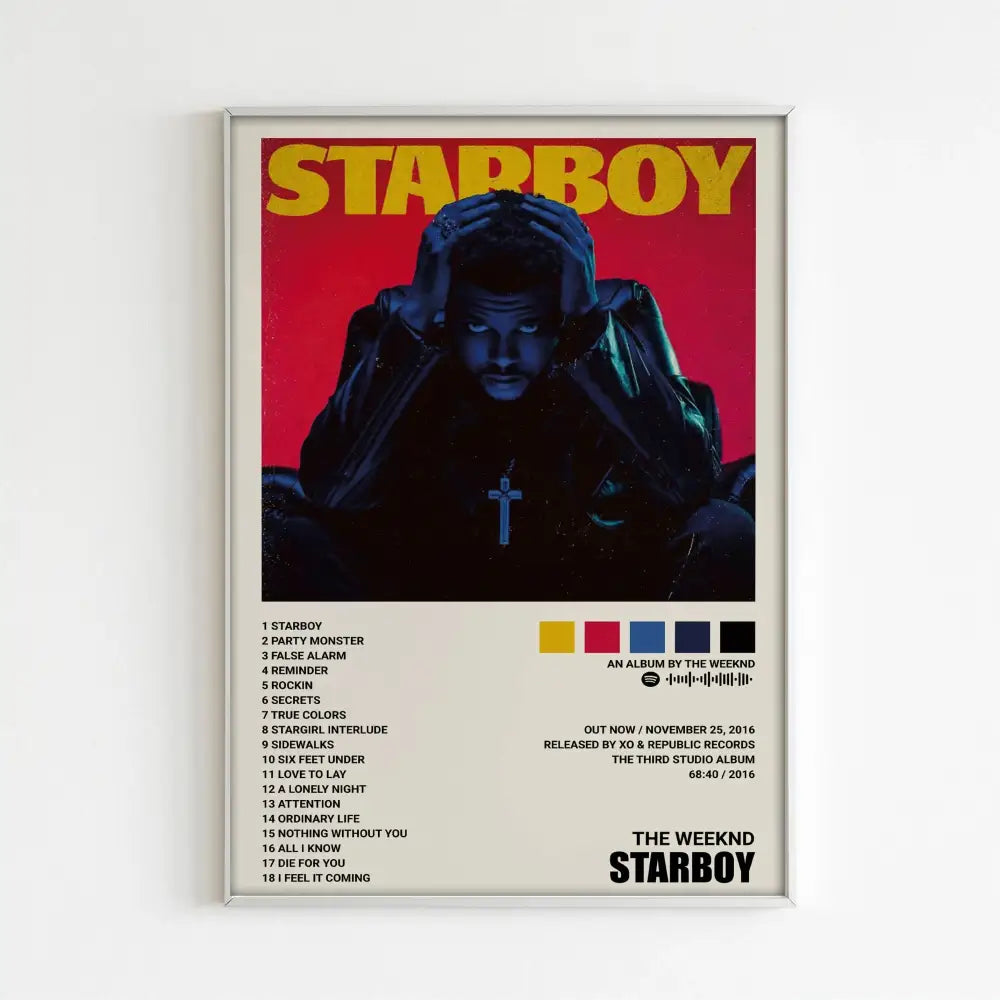 The Weeknd Music Album Posters for Home Decor