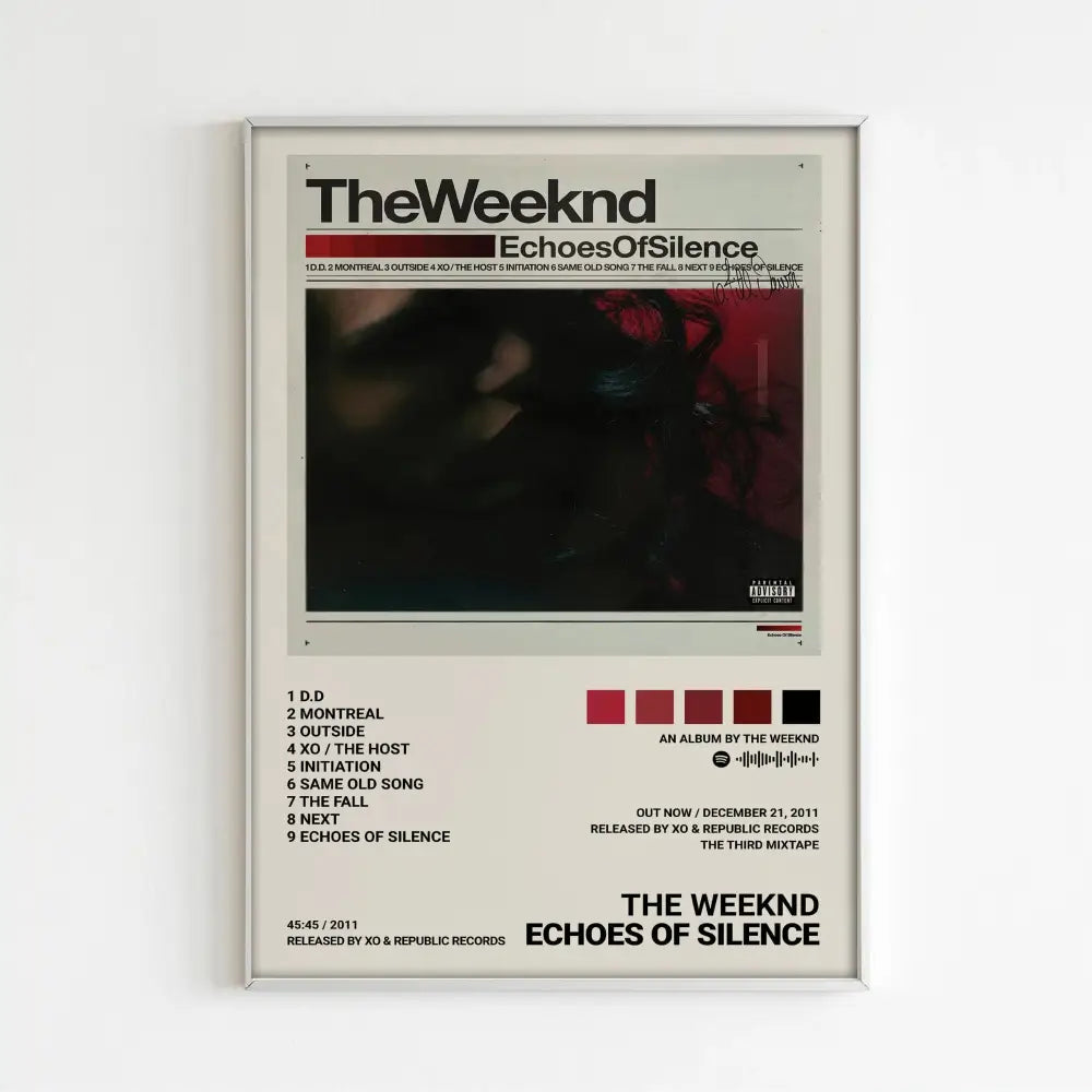 The Weeknd Music Album Posters for Home Decor