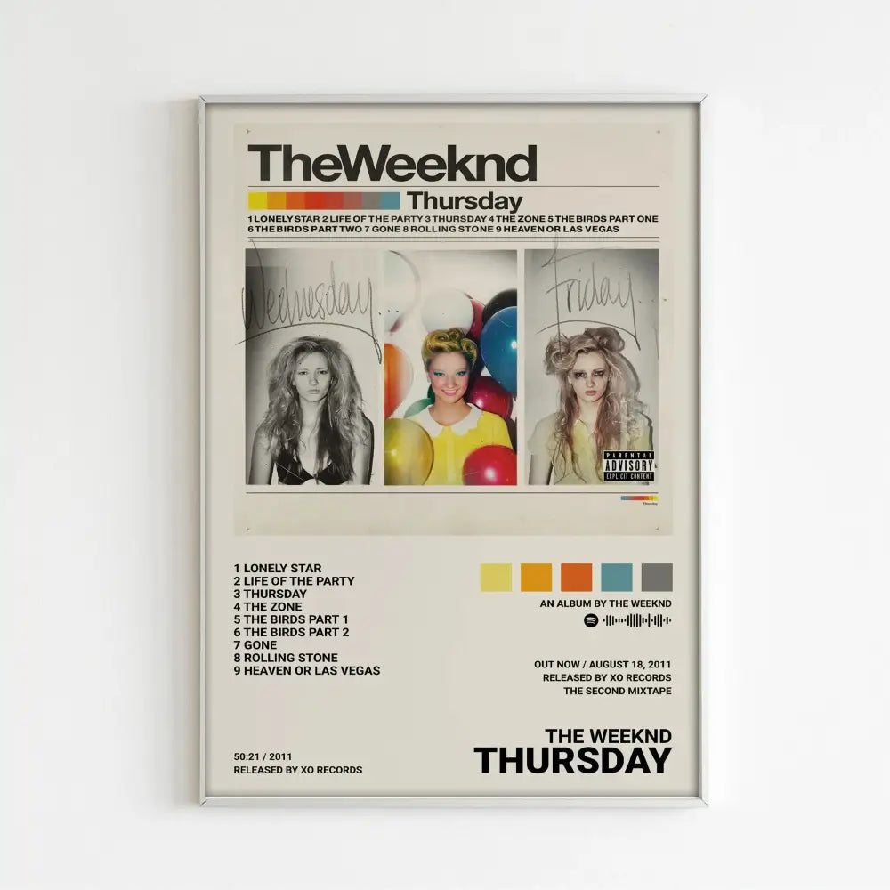 The Weeknd Music Album Posters for Home Decor