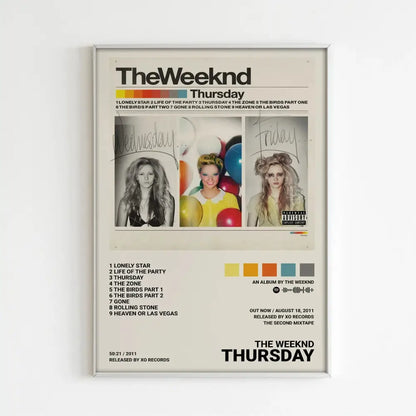The Weeknd Music Album Posters for Home Decor