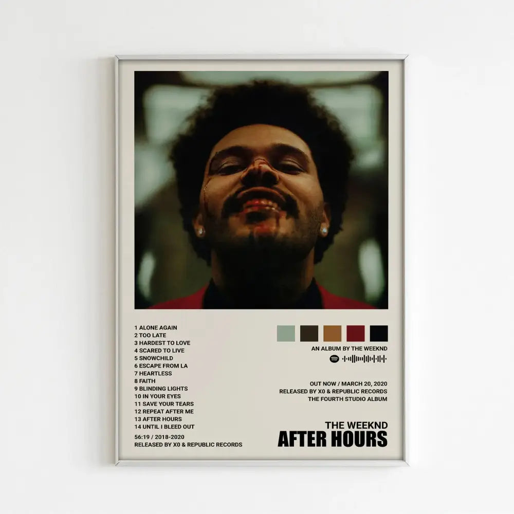 The Weeknd Music Album Posters for Home Decor