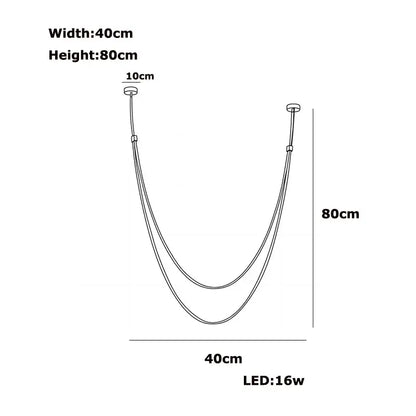 Trendy DIY Leather Belt LED Chandelier