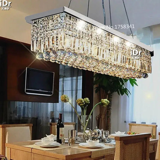 Upscale Modern Crystal Chandelier for Dining Room - Tampa Home & Garden Store