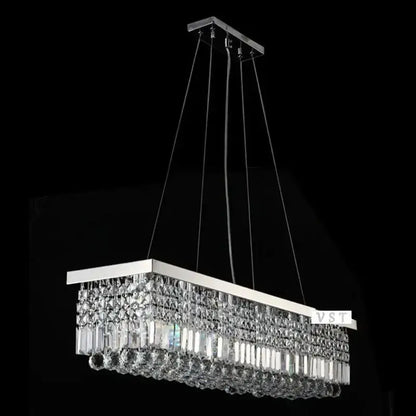 Upscale Modern Crystal Chandelier for Dining Room