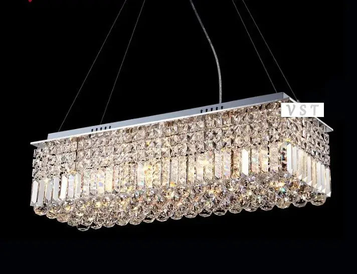 Upscale Modern Crystal Chandelier for Dining Room