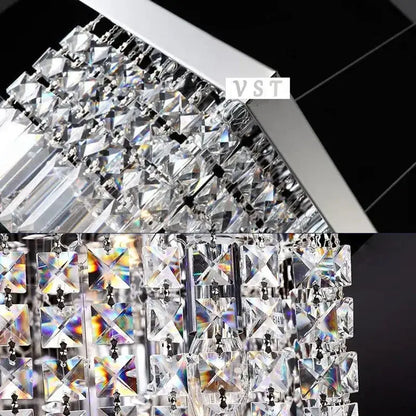 Upscale Modern Crystal Chandelier for Dining Room