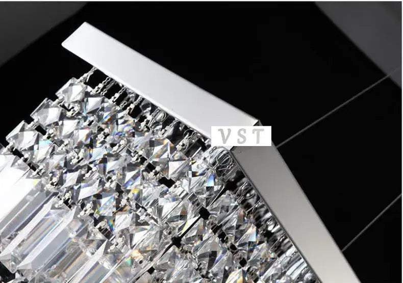 Upscale Modern Crystal Chandelier for Dining Room