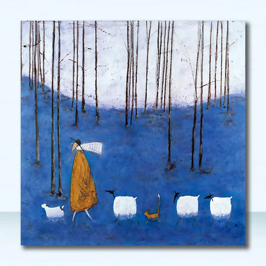 Vintage Nordic Canvas Wall Art Prints