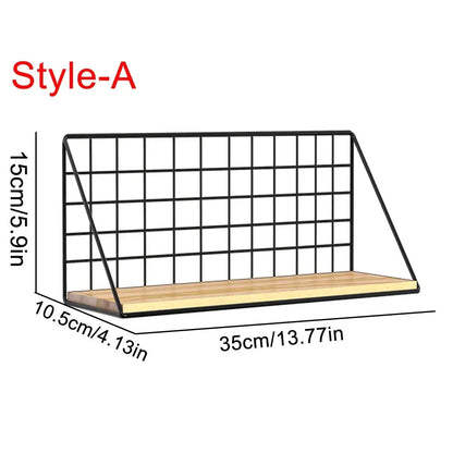 Wall Mounted Storage Shelves and Baskets